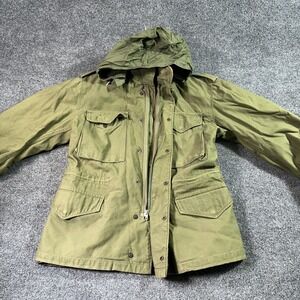 US Military Field Coat Jacket Green OG-107 Lined Vietnam War M65 Army 1975